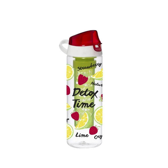 Herevin Matara Detox Time İnfuserli Çilek Como Kapak 650 ML Detox Suluk