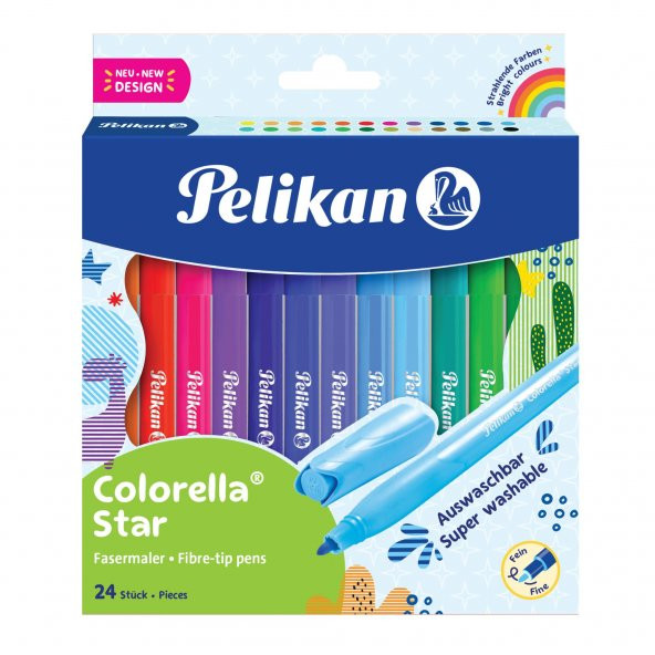 Pelikan Keçeli Kalem Colorella 24 Lü Keçeli Boya Kalemi