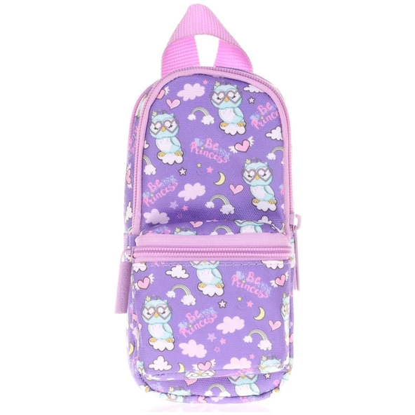 Kaukko Kalem Çantası Nature Junior Bag Owl Üç Bölmeli Kalem Çantası - 2