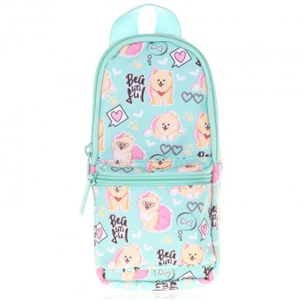 Kaukko Kalem Çantası Nature Junior Bag Dog Üç Bölmeli Kalem Çantası - 2