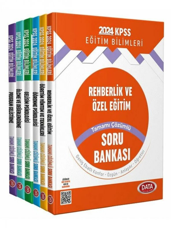 Data 2024 KPSS Eğitim Bilimleri Tamamı Çözümlü Modüler Soru Bankası - 2