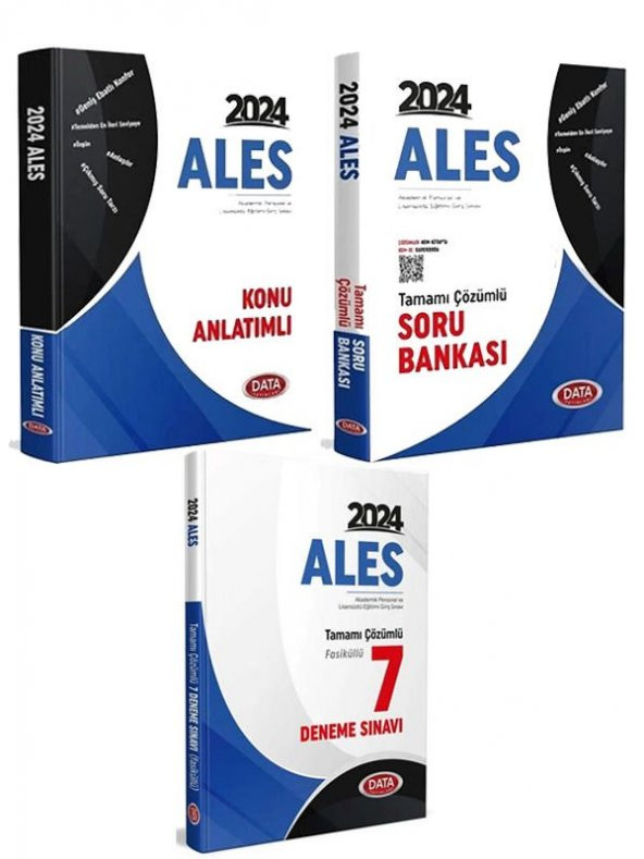 Data 2024 ALES Konu Soru ve 7li Deneme Seti Data Yayınları - 3