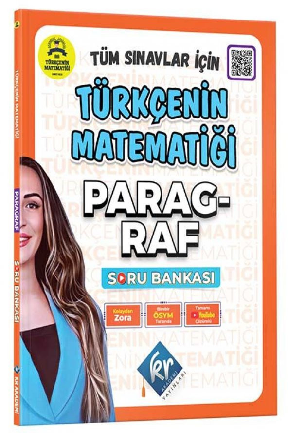 Gamze Hoca Türkçenin Matematiği Tüm Sınavlar İçin Paragraf Soru Bankası KR Akademi Yayınları