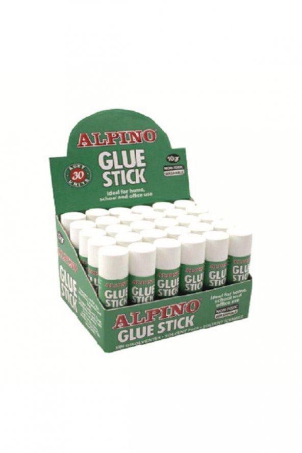 Alpino Stick Yapıştırıcı Solventsiz Yapıştırıcı 10 Gram (30 Lu Paket)