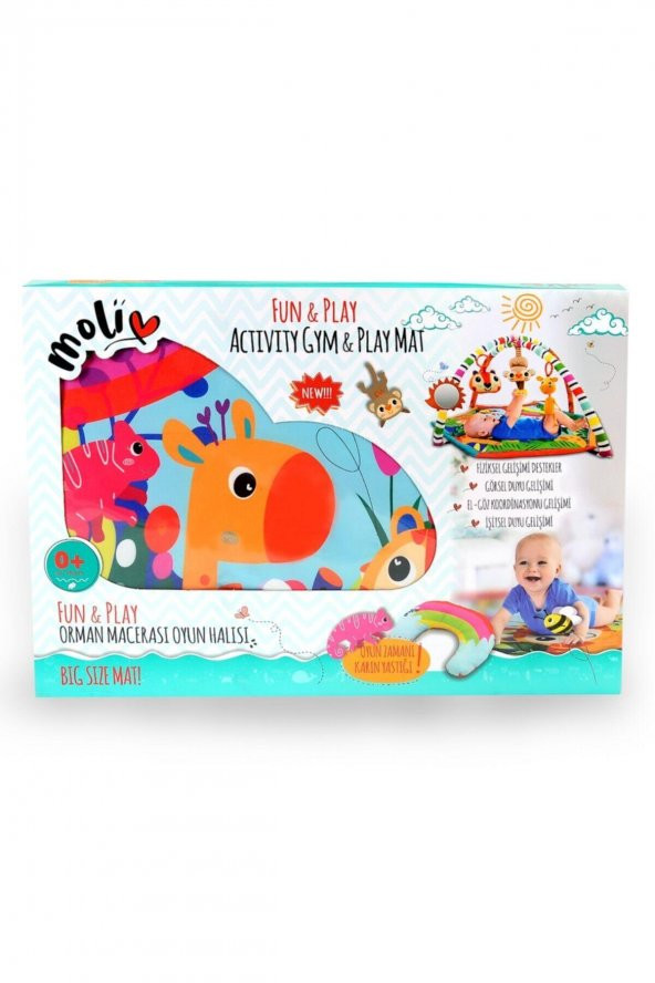 Molie Orman Macerası Aktivite Merkezi Ve Oyun Halısı - 3