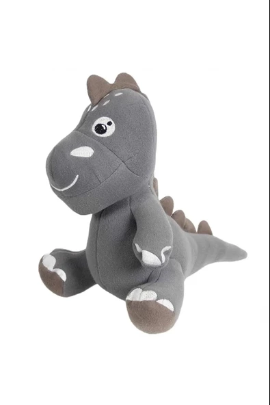 Dada Peluş Oyuncak Dino Gri 25 Cm Uyku Arkadaşı Peluş Dino