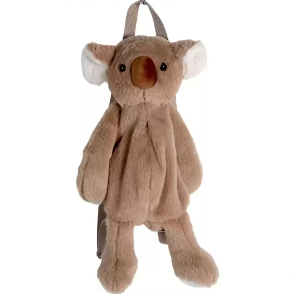 Dada Peluş Çanta Koala Kahve 45 Cm Koala Figürlü Peluş Askılı Çanta