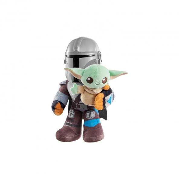 Star Wars Mandalorian Sesli Peluş Figür - 2
