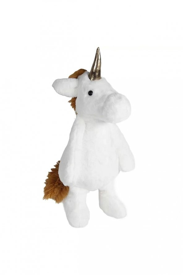Dada Peluş Oyuncak Unicorn Beyaz 50 Cm Unicorn Uyku Arkadaşı