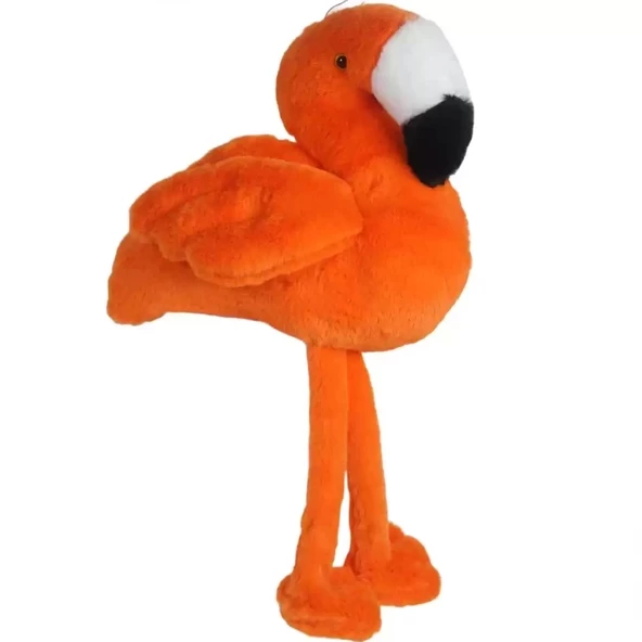 Dada Peluş Oyuncak Flamingo Turuncu 58 Cm Uyku Arkadaşı Flamingo Peluş