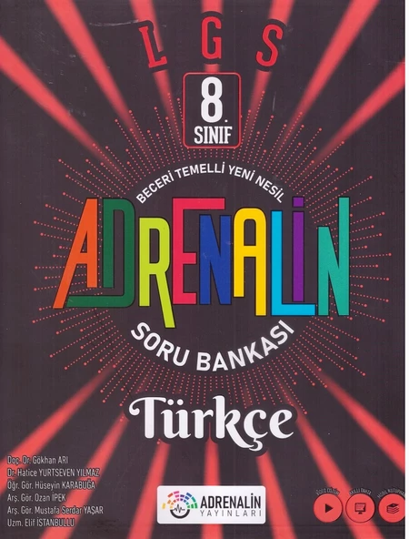ADRENALİN 8.SINIF TÜRKÇE SORU BANKASI