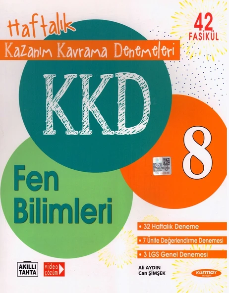 KURMAY 8.SINIF FEN BİLİMLERİ KAZANIM KAVRAMA DENEMELERİ
