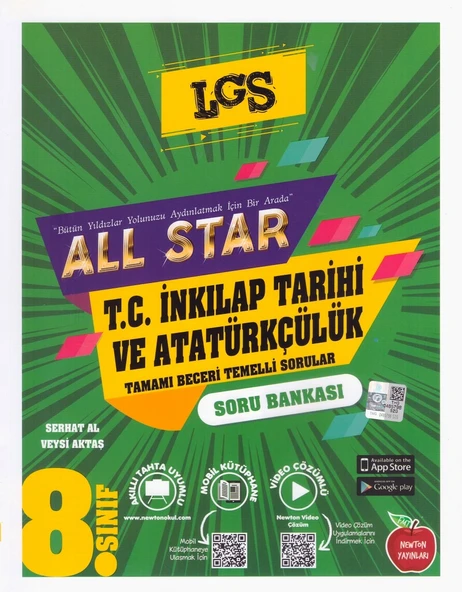 NEWTON 8.SINIF ALL STAR T.C. İNKILAP TARİHİ SORU BANKASI