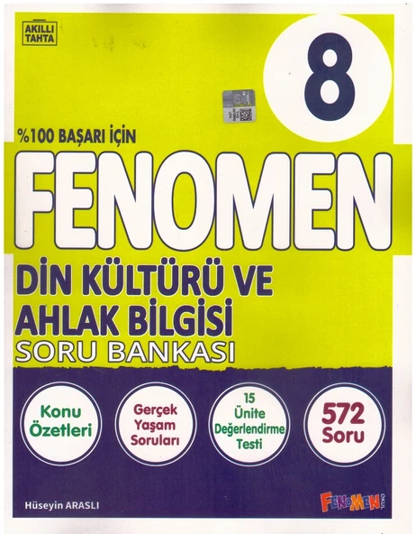 FENOMEN 8.SINIF DİN KÜLTÜRÜ VE AHLAK BİLGİSİ SORU ürün görseli