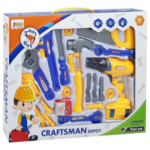 Asya Oyuncak Tamir Oyun Seti Pilli Tamir Seti ürün görseli