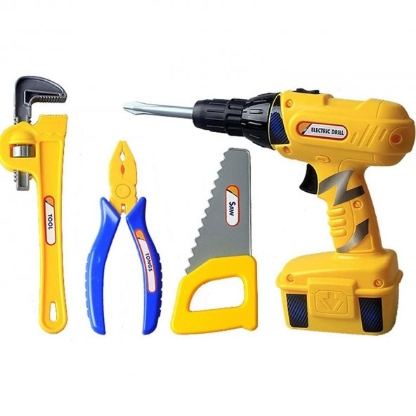 Asya Oyuncak Tamir Oyun Seti Pilli Tamir Seti - Resim 4