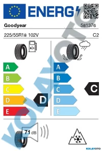 Goodyear UltraGrip Performance + 225/55R18 102V XL (Kış) (2023)