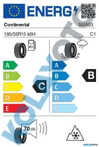 Continental WinterContact TS 870 195/55R15 85H M+S 3PMSF (Kış) (2023)