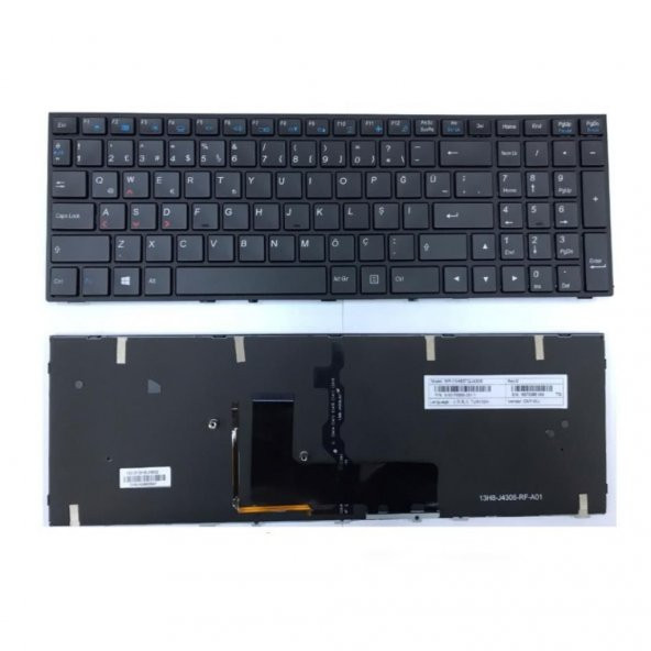 Casper Nirvana CL-G500 Notebook Klavyesi - (Siyah TR) ışıklı