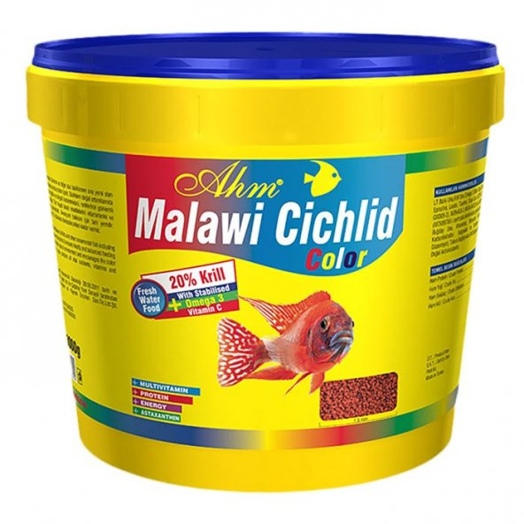 Ahm Malawi Cichlid Colour 3 Kg