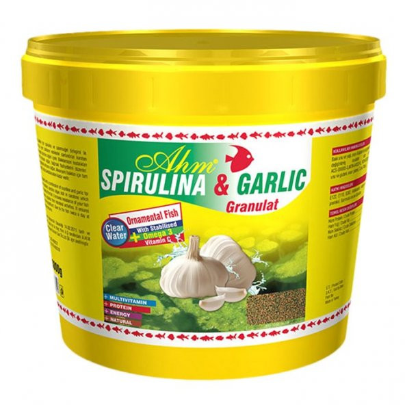 Ahm Spirulina Garlic Granulat 3 Kg