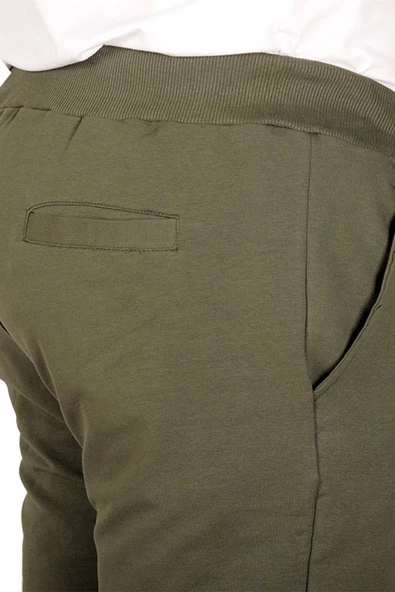 Mode XL Büyük Beden Erkek Kapri Straight Basic 20500 Haki - Resim 4