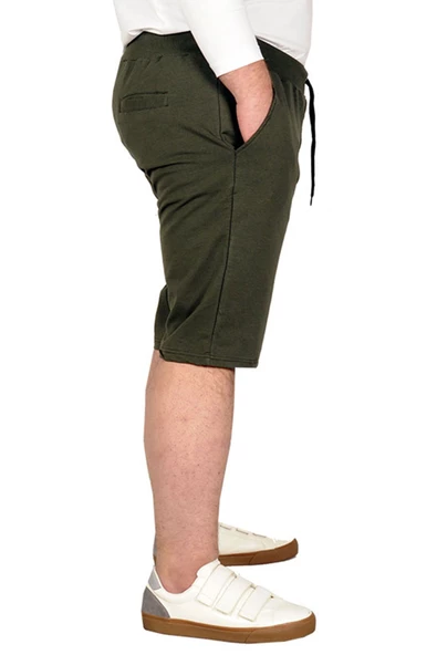 Mode XL Büyük Beden Erkek Kapri Straight Basic 20500 Haki - Resim 3