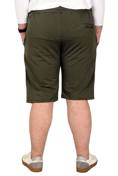 Mode XL Büyük Beden Erkek Kapri Straight Basic 20500 Haki - Resim 6