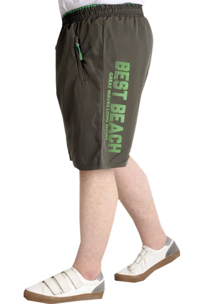 Mode XL Erkek Deniz Şortu BEST BEACH 23455 Haki - 2
