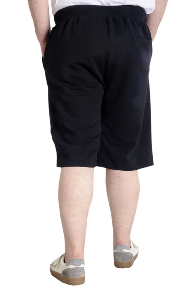 Mode XL Büyük Beden Kapri ART 23511 Lacivert - Resim 4