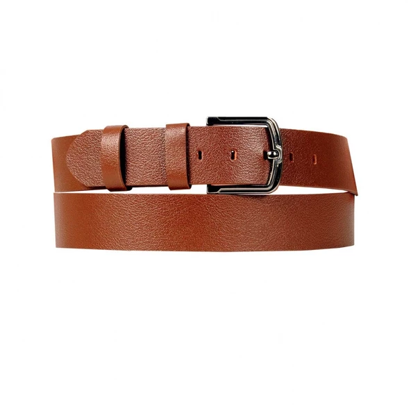 Mode XL Erkek Kemer 4,5cm Kalın Spor Super 4155 Taba - 2