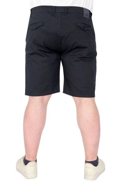 Mode XL Büyük Beden Erkek Kapri Yancep Nice Classic 21402 Lacivert - 12