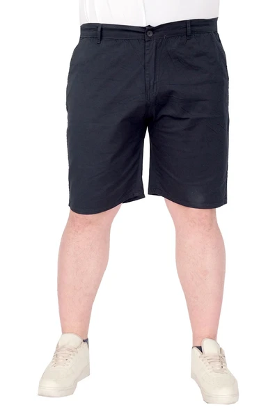 Mode XL Büyük Beden Erkek Kapri Yancep Nice Classic 21402 Lacivert - 9