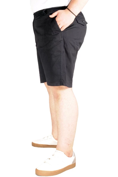 Mode XL Büyük Beden Erkek Kapri Yancep Nice Classic 21402 Lacivert - 7