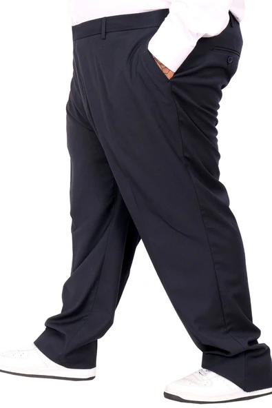Mode XL Buyuk Beden Erkek Kumaş Pantolon Superior 21024 Lacivert - Resim 10