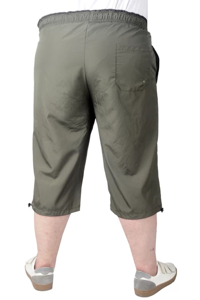 Mode XL Büyük Beden Erkek Deniz Şortu Long 21450 Haki - 6