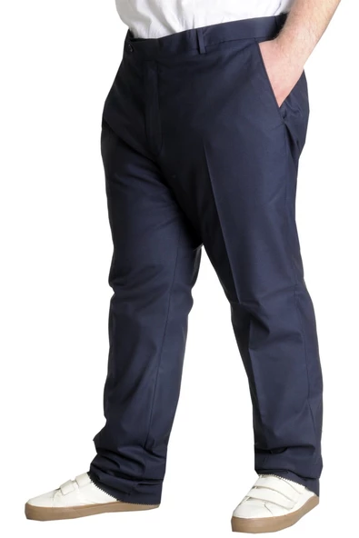 Mode XL Buyuk Beden Erkek Kumaş Pantolon Superior 21024 Lacivert - 6