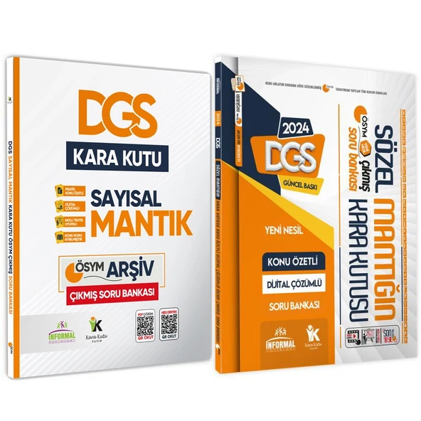DGS Sayısal ve Sözel Mantık Kara Kutu Konu Özetli Dijital Çözümlü ÖSYM Çıkmış Soru Bankası - 1
