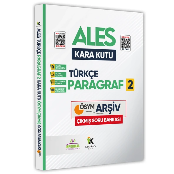 ALES Türkçenin Kara Kutusu Dijital Çözümlü Konu Özetli ÖSYM Çıkmış Soru Bankası Altın Set Paket - 2