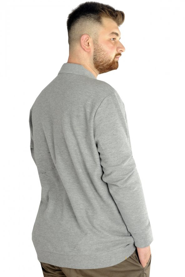 Mode XL Erkek Sweatshirt  Polo Vnz Selanik 20440 Grimelanj - 3