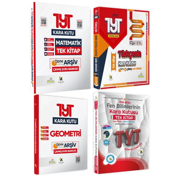 YKS-TYTnin Kara Kutusu SAYISAL SÜPER EKONOMİK SET PAKET Konu Ö. D. Çözümlü Çıkmış Soru Bankası - 6