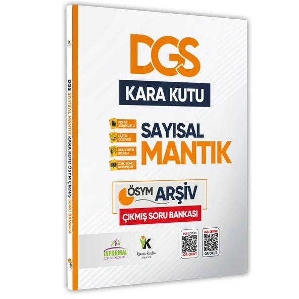 DGS Sayısal ve Sözel Mantık Kara Kutu Konu Özetli Dijital Çözümlü ÖSYM Çıkmış Soru Bankası - 2