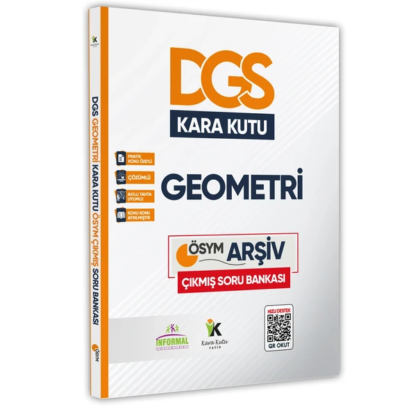 DGS Matematik TEK KİTAP ve Geometrinin Kara Kutusu Konu Ö.D.Çözümlü Çıkmış Soru Bankası Seti - 3