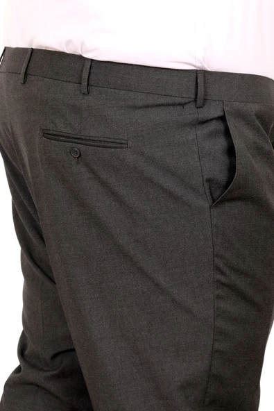 Mode XL Buyuk Beden Erkek Kumaş Pantolon Superior 21024 Antrasit - 12