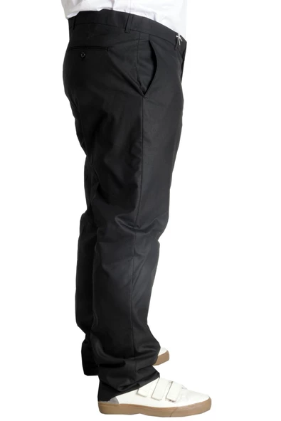 Mode XL Buyuk Beden Erkek Kumaş Pantolon Superior 21024 Siyah - 7
