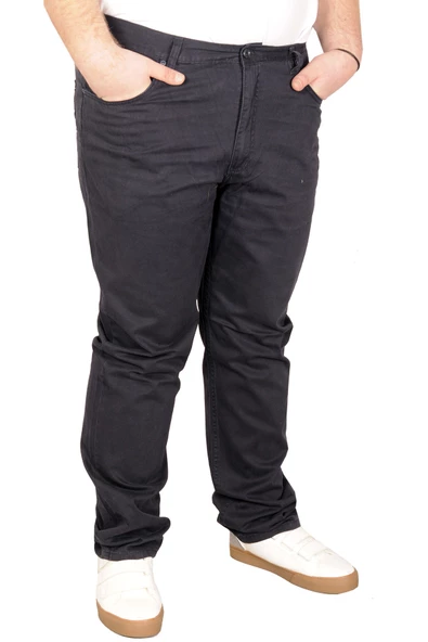 Mode XL Büyük Beden Erkek Gabardin Pantolon 21001 Lacivert - 5