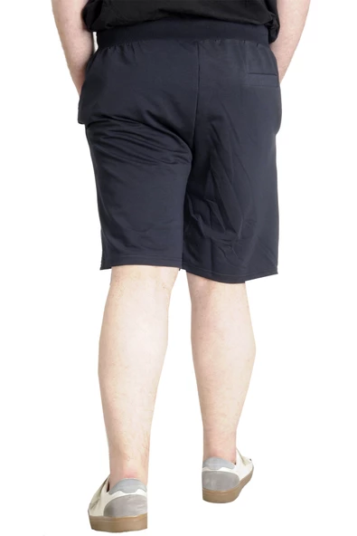 Mode XL Büyük Beden Erkek Kapri Yandan Cep MULINE 20501 Lacivert - 4