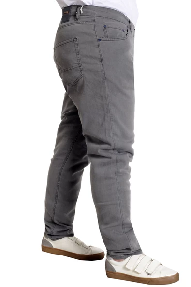 Mode XL Erkek Kot Pantolon Klasik FOCUS 23921 Gri - 3