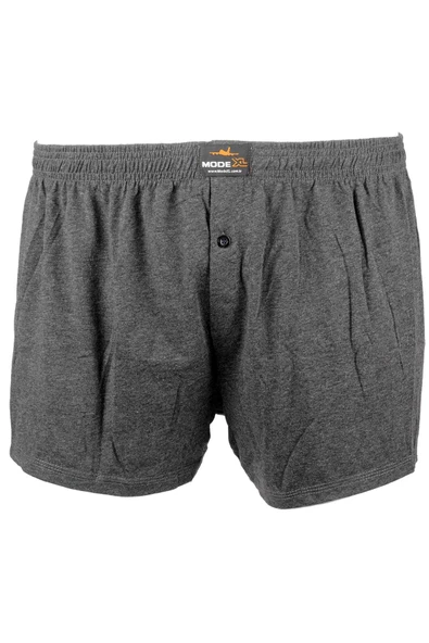 Mode XL Büyük Beden Erkek Boxer Penye 6360 Antramelanj - 2