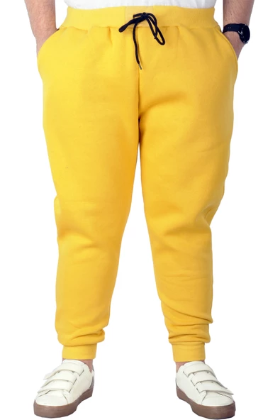 Mode XL Büyük Beden Erkek Esofman Altı 3ip 20583 Hardal ürün görseli